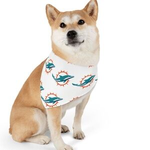 Miami dolphins pet bandana